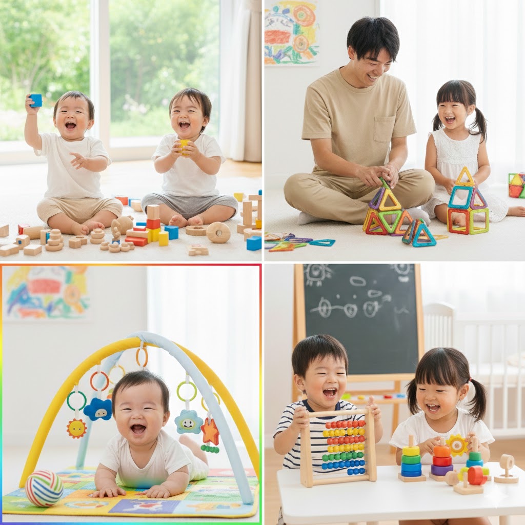 子供がおもちゃで遊んでいるイメージ画像 子供がおもちゃで遊んでいるイメージ画像